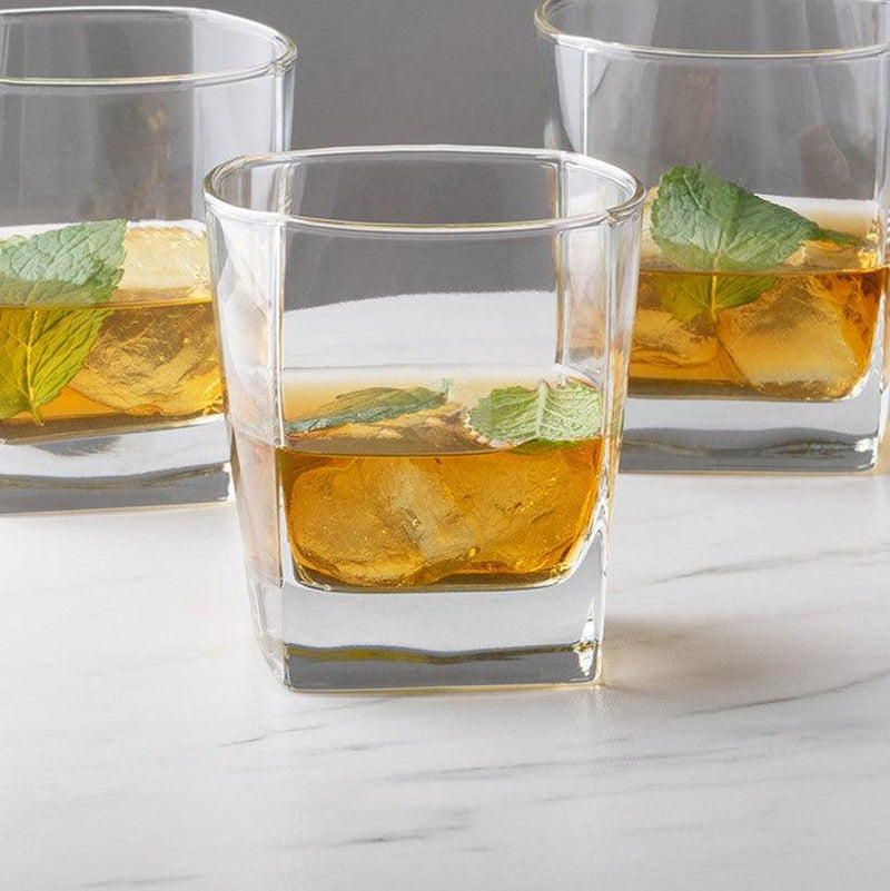 Personalized Square Cocktail Glass - - Completeful