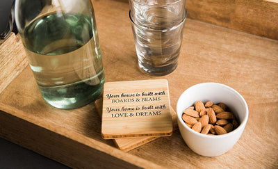 Intercap Lending - Personalized Bamboo Coasters - Set of 4