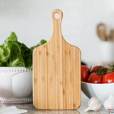 American Pacific Mortgage - Personalized Handled Bamboo Serving Boards